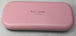 Kate Spade Hard Shell Sunglass Glasses Case - w/ lens cloth - Pink / Green - £10.24 GBP