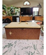 Vintage Excellent Princess Atomic Starburst Sewing Box Mid Century 13.5x... - €51,22 EUR