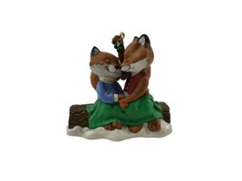 2001 Hallmark Keepsake Ornament Our First Christmas Together Fox Animal Couple - £6.86 GBP