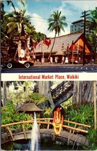 International Market Place Waikiki Hawaii Postcard Posted - £7.83 GBP