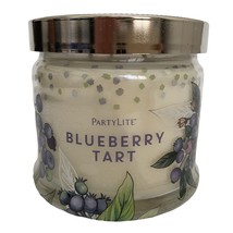 Partylite Blueberry Tart Signature 3-wick Jar Candle Brand New So Delish! - £15.78 GBP