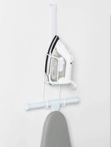 Iron and Ironing Board Holder Organizer Space Saver Wall/Door Mount-Bran... - £11.13 GBP