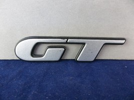 1997-2003 Pontiac Grand Prix &quot;GT&quot; Silver Door Trunk Emblem OEM - $4.50