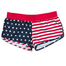 USA Patriotic American Flag Junior Swim Shorts Red - £13.31 GBP