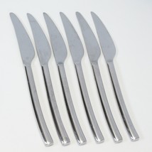 Zwilling J A Henckels Opus Dinner Knives Glossy Stainless 9 1/8" Lot of 6 - $19.59