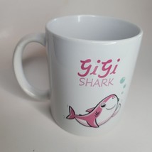 Gigi Shark Pink Mug Baby Grandparent Doo Grandma Family - £6.76 GBP