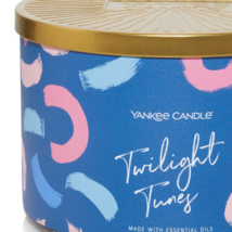 Yankee Candle 3 Wick  With Essential TWILIGHT TUNES Oils 3 Wicks  - 18oz. - £15.86 GBP