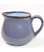 VINTAGE SANGO Stoneware BLUE Glaze Creamer With Brown Rim Edging Pitcher... - €4,93 EUR