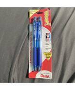 PENTEL Ballpoint Retractable Pens M Point 1.0mm 2 Blue Pens 1 Package - $10.88