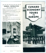 Cunard Economy Tours to Europe Brochure 1931 Third Class - £38.03 GBP