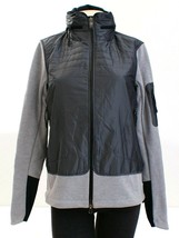 Under Armour Gray UA Hybrid Windbreaker Jacket Stow a way Hood Women&#39;s NWT - £118.50 GBP