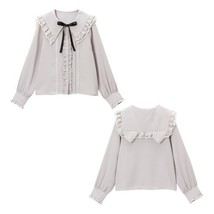 Spring and autumn long sleeve top lolita style ladies casual blouse inner wear japanese thumb200