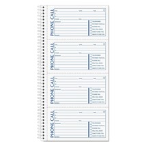 TOPS Phone Message Forms Book, Carbonless Duplicate, 2.75 x 5 Inches, 40... - $15.99