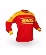 MAICO red-yellow 2 enduro motocross MTB downhill cycling long sleeve shirt - $36.00