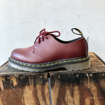 6 / 37 - Dr Martens NEW Red Leather Oxford Lace-Up Womens Shoes 0803BM - $100.00