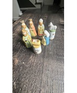 VTG HTF Enesco Nativity Scene Thimbles 7pc - €15,19 EUR