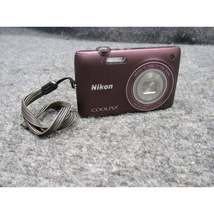 Nikon Coolpix S4100 5x Optical Zoom 14.0 MP Plum Digital Camera - $75.00
