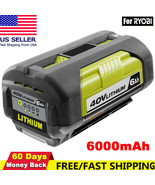 40V 6.0Ah For Ryobi Lithium-Ion Extended Capacity Battery OP40261 OP4026... - £74.23 GBP