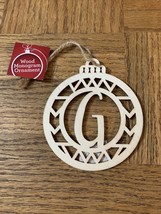G Christmas Ornament - $7.47