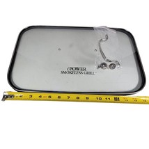 Power Smokeless Grill PG-1500 OEM Glass Lid w/ Handle &amp; Gasket Replacement Part - $35.39