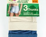 Fruit Of The Loom Fruitful Threads Mens 3 Trunks Underwear Medium Multi ... - $17.37