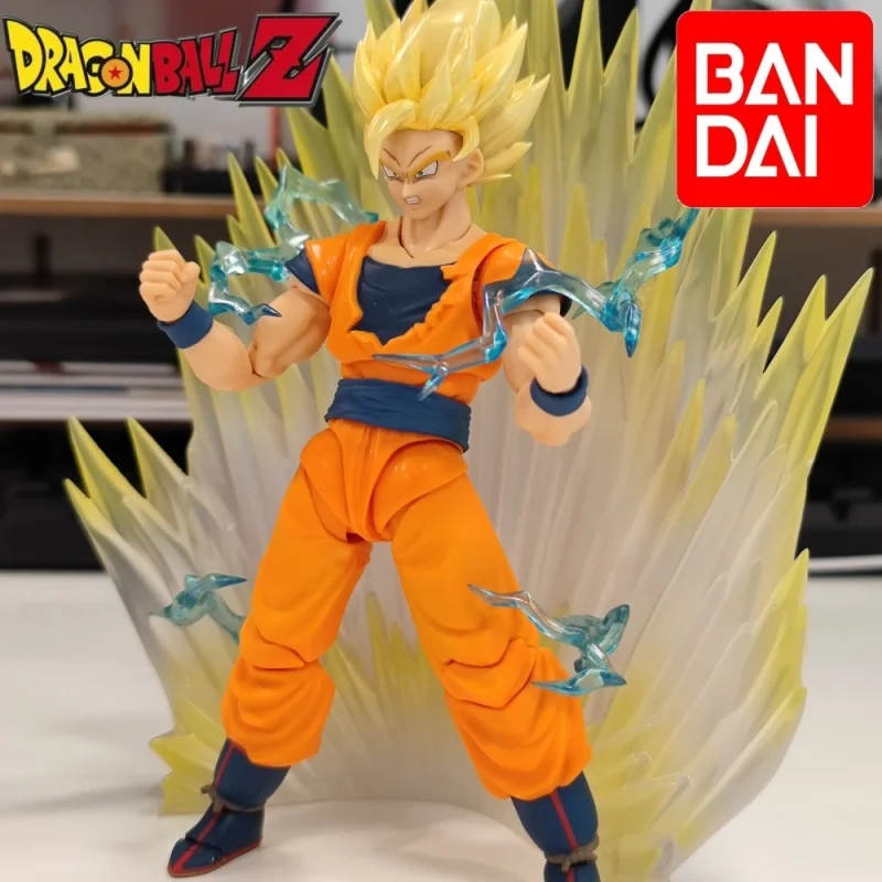 15CM Bandai Shfiguarts Dragon Ball Z Ssj2 Super Saiyan 2 Son Goku  Action Figure - £205.87 GBP+