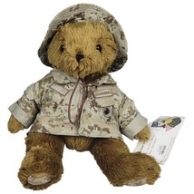 Bear Forces of America US Marine Corps USMC 17&quot; Desert Camo Bear - 1989 - £24.45 GBP