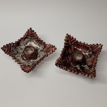 MCM Art Deco Ceramic / Pottery Candle Holder Pair - Numbered &amp; Signed - ... - $407.93 MXN