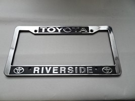 Toyota RiverSide David Wilson&#39;s Dealer License Plate Frame Plastic - $342.97 MXN