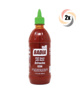 2x Bottles Badia Hot Chili Sriracha Sauce With Garlic | 17oz | MSG Free! - $30.66 CAD