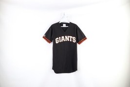 Vtg 90s Majestic Mens Small Spell Out San Francisco Giants Baseball Jersey USA - £47.44 GBP