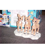 Enesco Rudolph Clarice and Does Figurine Mint With Box #875317 From 2001 - $101.85 CAD