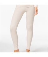 CUDDL DUDS Oat Heather Thermal Cozy Waffle Knit Warm Layer Leggings XS - $293.75 MXN