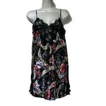 Vintage Victoria’s Secret Floral Lace trim Chemise Nightie Sleepwear Size M - $24.73