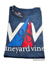 Vineyard Vines Men’s L/S Performance Printed Tee.Blue..Sz.XXL.NWT - £48.58 GBP