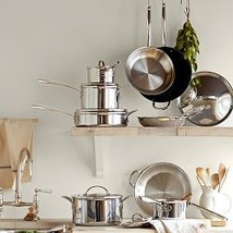 Williams Sonoma Signature Thermo-Clad Stainless-Steel Stock Pot, 8-Qt. - $542.42