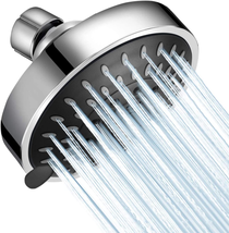 Warmspray High Pressure Shower Head 5 Settings Fixed Showerhead 4 Inch H... - £12.05 GBP