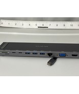  9 Port USB C Hub HDMI VGA Adapter VEOOVE Upgraded USB Type C to HDMI 4K... - $46.00 CAD