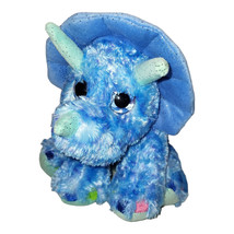 Wild Republic Triceratops Dinosaur Plush Blue Stuffed Animal Herbivore 12&quot; - $119.33 MXN