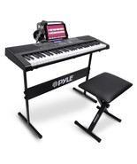 Pyle 61 Keys Digital Electronic Piano Keyboard with Bluetooth, Preset Se... - £240.20 GBP