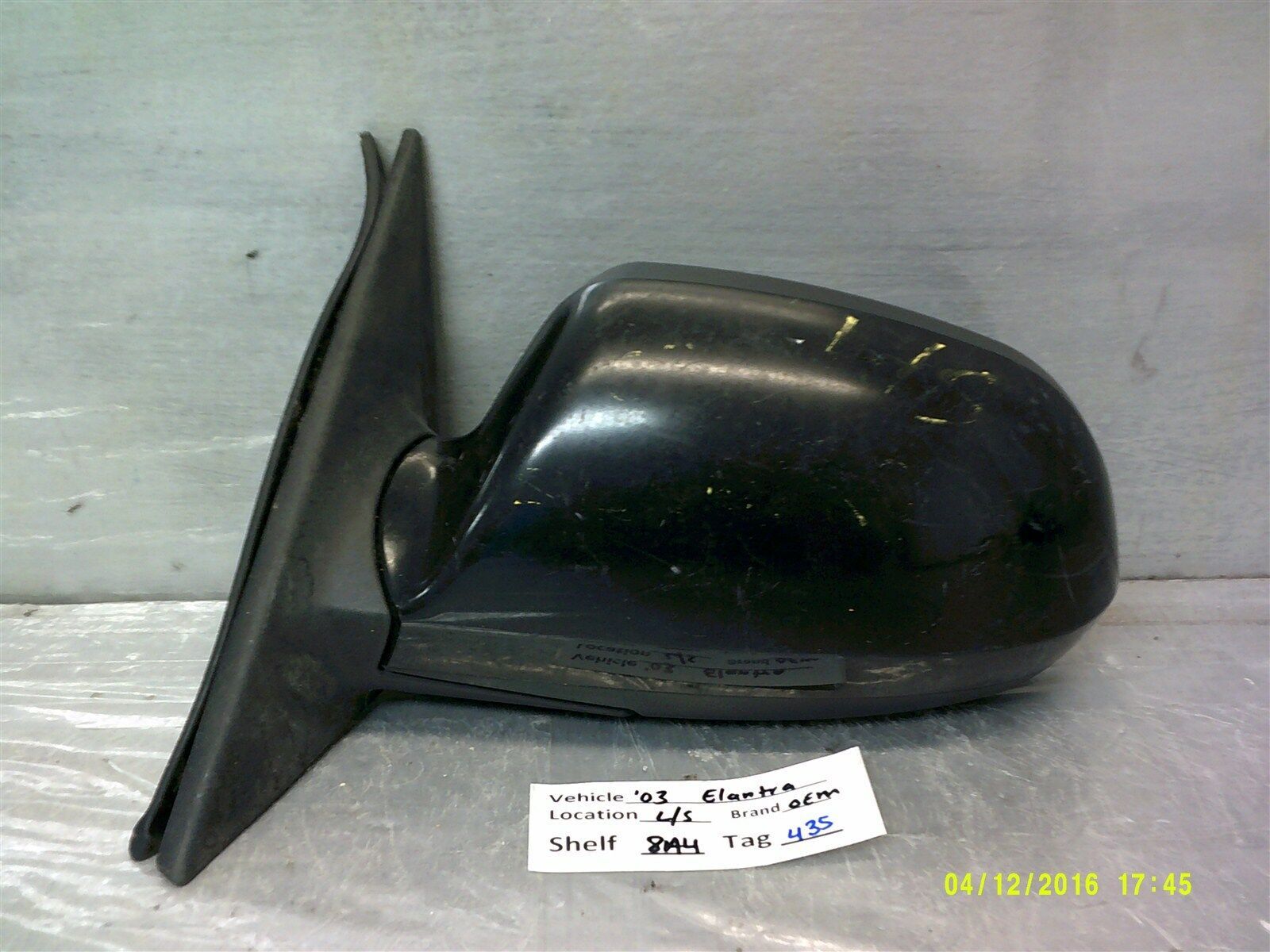 Primary image for 2001-2006 Hyundai Elantra Left Driver OEM Electric Side View Mirror 35 3K7