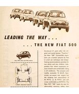 1957 New Fiat 500 England Import Advertisement Autocar Automobilia DWPP2 - €25,92 EUR