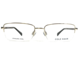 Cole Haan Gafas Monturas CH4002 717 GOLD Marrón Oro Rectangular 55-18-140 - £55.92 GBP