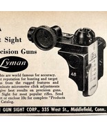 Lyman Precision Gun Sights 1953 Advertisement Hunting Firearms DWEE10 - $19.99