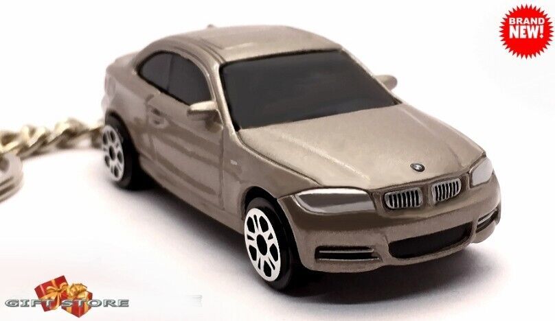 RARE KEYCHAIN GOLD BMW SERIES 1 120i~128i~135i CUSTOM Ltd EDITION GREAT ... - $24.98
