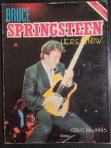 BRUCE SPRINGSTEEN HERE &amp; NOW MAGAZINE 1988 CRAIG MACINNIS WITH POSTER FN - $7.85