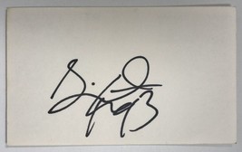 Gilbert Brown Signed Autographed 3x5 Index Card - NFL Legend - $15.00