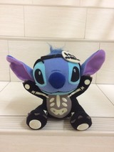 Disney Stitch Dressed as Skeleton Plush Doll. Halloween THEME. Cute, rare item. - £19.98 GBP