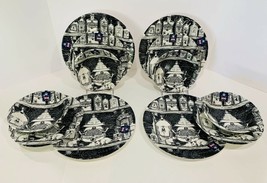 Royal Wessex Halloween Apothecary 12 Piece Plate and Bowl Set - $239.99