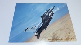USAF F-16 Achieves Significant Combat Firsts 8.5”x11” Print W Merits On Back - £7.98 GBP